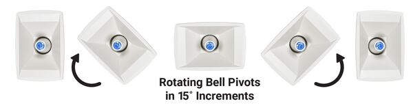 POE+ INDOOR/OUTDOOR WEATHER RESISTANT CONSTANT DIRECTIVITY IP HORN WITH ROTATING BELL & MOUNT